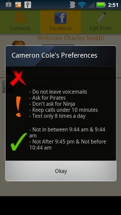 Call Preferences 截图1