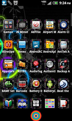 Rainbow Circles Go Launcher Ex截图1