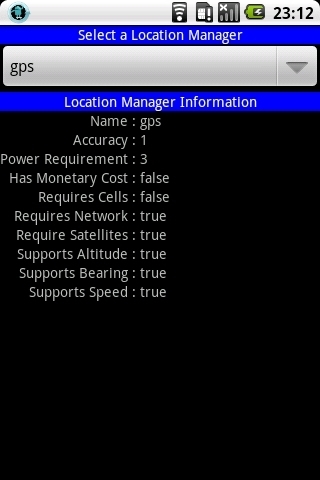 Sensor and GPS Monitor截图2