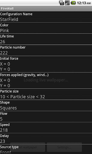 FireWall Demo Live Wallpaper截图2