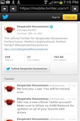 Desperate Housewives Fan App截图2