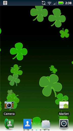 Live Wallpaper Shamrocks截图4