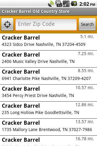 Cracker Barrel截图2