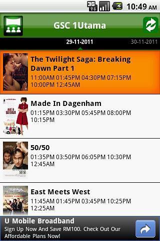 Cinema Showtimes - MY截图6