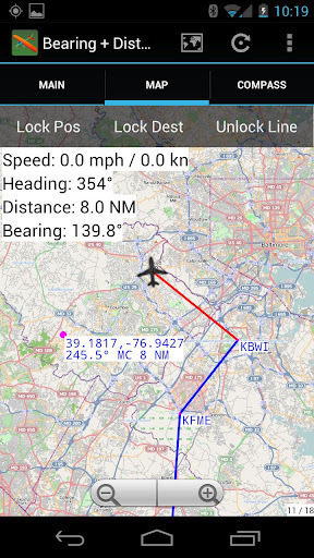 Bearing+Distance Lite截图6