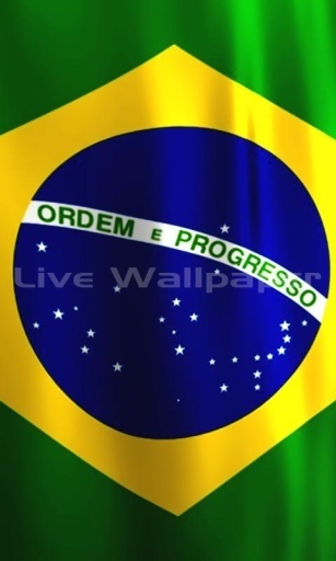 Brazil Flag LWP Free截图2