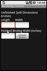 Bias Binding Calculator截图1