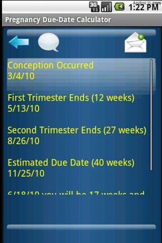 怀孕生产期计算器截图2