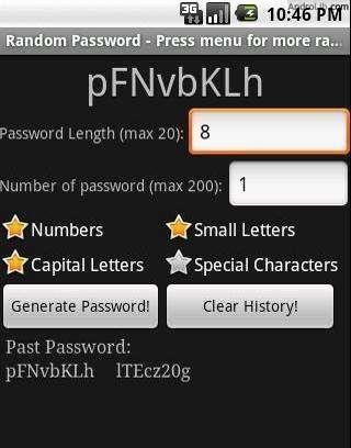 Random Password截图2