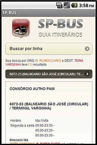 SP-BUS Linhas de &ocirc;nibus截图3