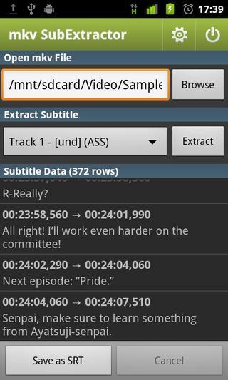 MKVSubExtractor(MKV)截图3