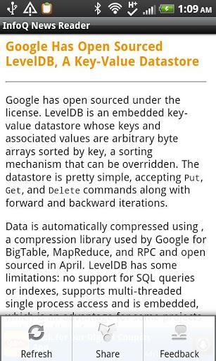 InfoQ 新闻阅读器截图5