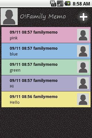 O!Family Memo截图3