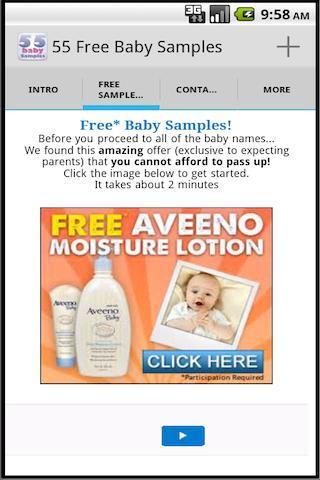 55 Free Baby Samples截图1