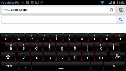 Glossy Red Keyboard Skin HD截图2