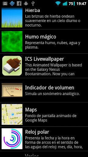 ICS Livewallpaper截图3