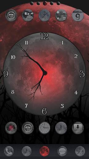 Twilight Moon Clock Widget截图3