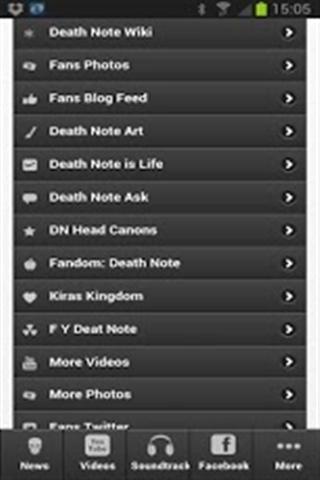 死亡笔记动漫迷应用截图3