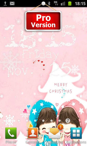 White Christmas Live Wallpaper截图1