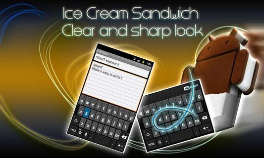 SlideIT keyboard ICS skin截图4