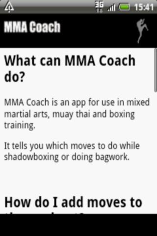 MMA Coach Free截图4