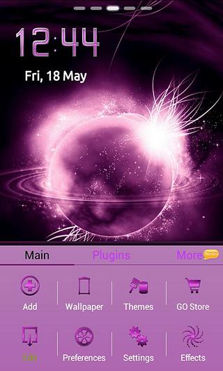 Purple! Go Launcher Theme截图1