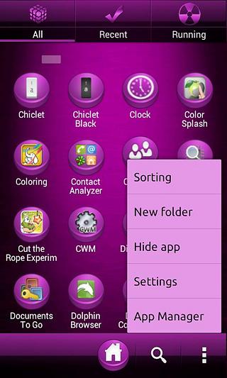 Purple! Go Launcher Theme截图4