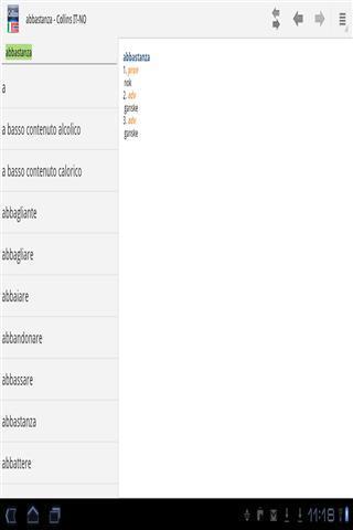 意大利 - 挪威语迷你词典截图2
