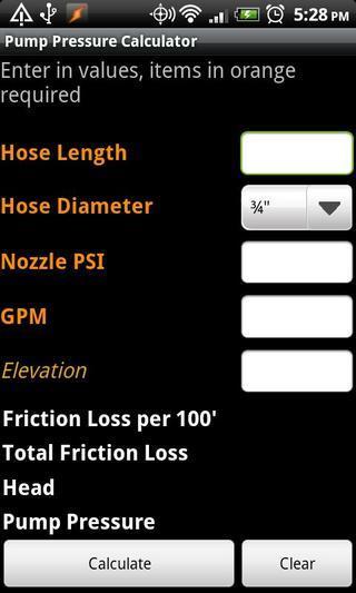 Pump Pressure Calculator Lite截图1