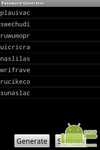 安全密码发生器截图1