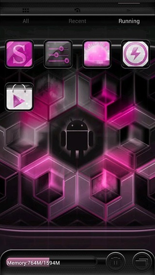 Pink Nexus 7 GO Launcher Theme截图2