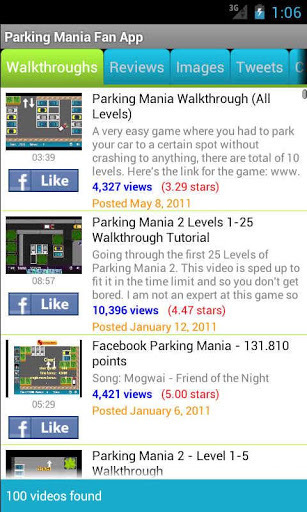 Parking Mania Fan App截图1