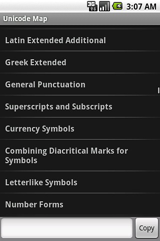 Unicode Map截图2