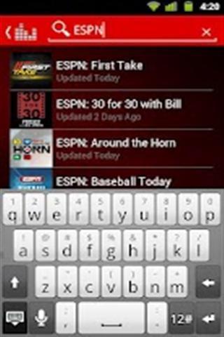 ESPN Radio截图2