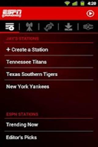 ESPN Radio截图5