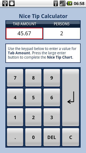 Nice Tip - Tip Calculator截图2