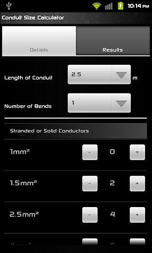 Conduit Calc截图1