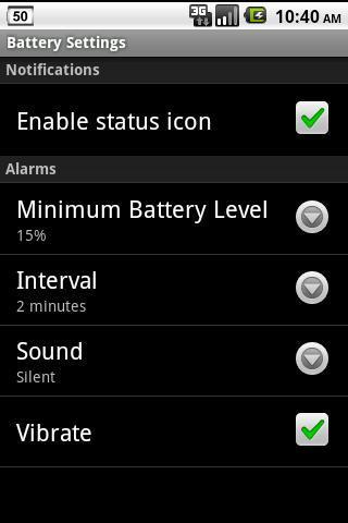 Battery Alarm截图2