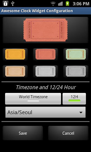 Awesome Clock Widget Lite截图1