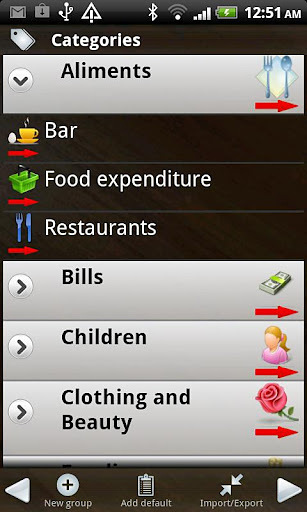 个人预算员 Personal Budgeteer Free截图2