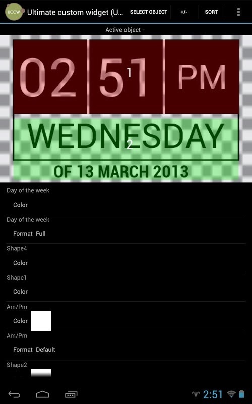 Minimal Date & Clock UCCW Theme截图3