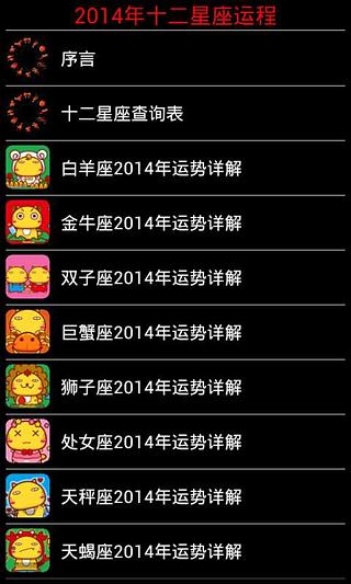 2014年十二星座运程截图4