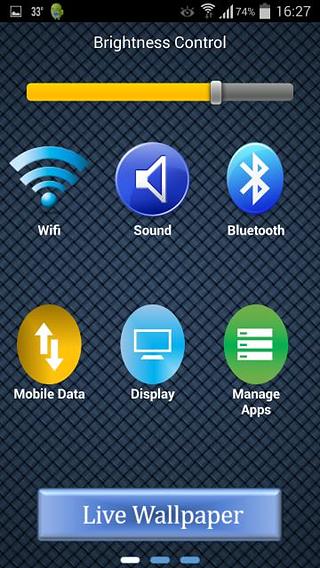 简单的TouchWiz GO桌面截图3