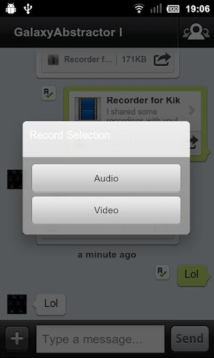 Recorder for Kik截图1