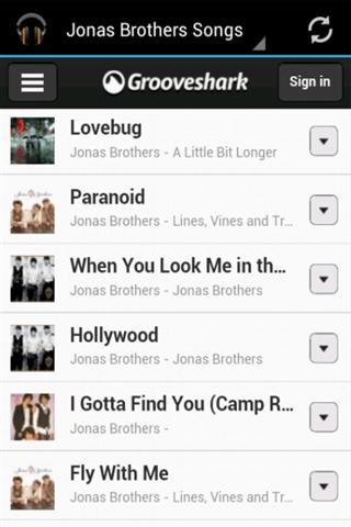 乔纳斯兄弟的歌曲截图1