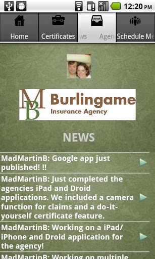 Martin Burlingame Insurance Ag截图3