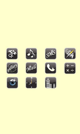 CUKI Theme Black Luxury Icon截图1