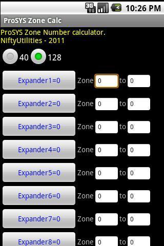 ProSYS Zone Calculator截图1