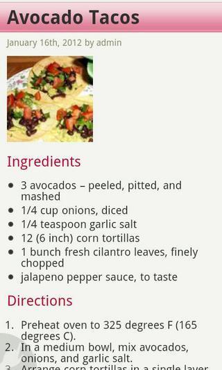 Mexican Food Recipes截图2