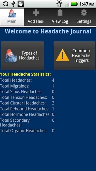 Headache Journal Free截图1